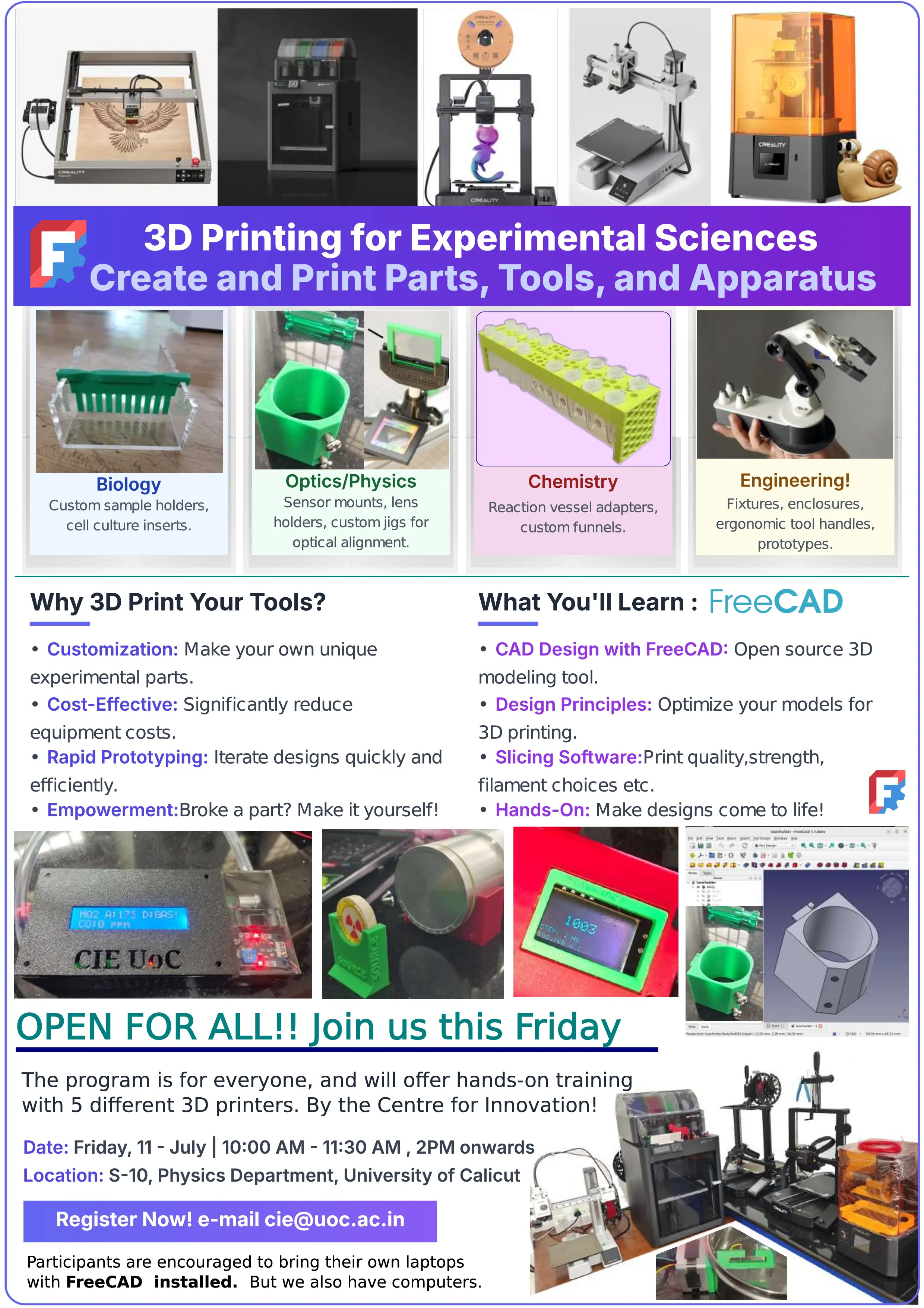 3D printing For Scientific Research
